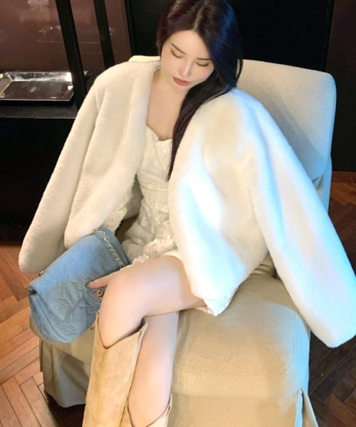 「Riff」 コート FREE ブラウン レディース_画像6