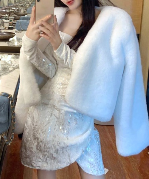 「Riff」 コート FREE ブラウン レディース_画像7