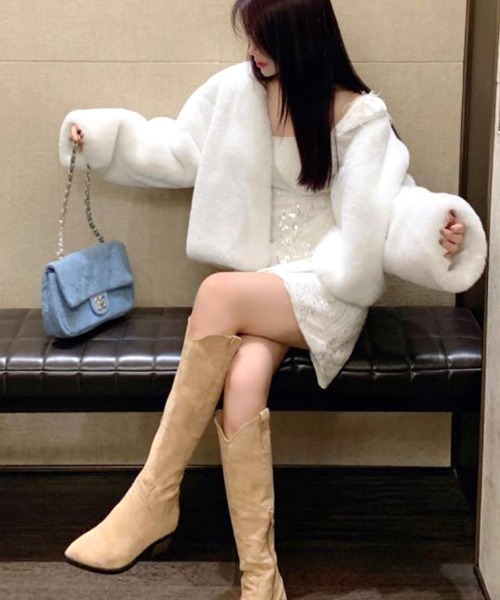 「Riff」 コート FREE ブラウン レディース_画像8