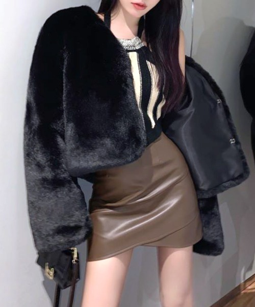 「Riff」 コート FREE ブラウン レディース_画像9