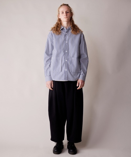 rehacer（レアセル） シャツ : Big Pocket Hickory Shirt Jacket