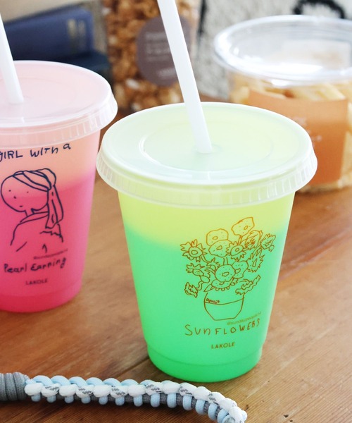 LAKOLE（ラコレ） タンブラー 「世界の名作」カラーチェンジタンブラー