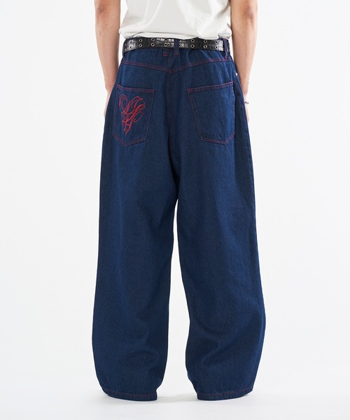 Heart'Jeanジーンズ WISH FOR EVER ジーンズ HEART DESIGN WIDE DENIM / ハート