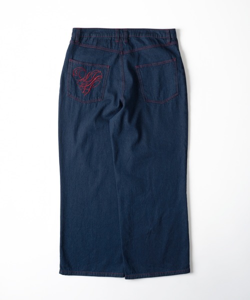 WISH FOR EVER ジーンズ HEART DESIGN WIDE DENIM / ハート