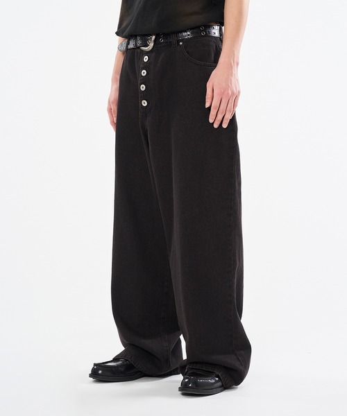 WISH FOR EVER ジーンズ HEART DESIGN WIDE DENIM / ハート