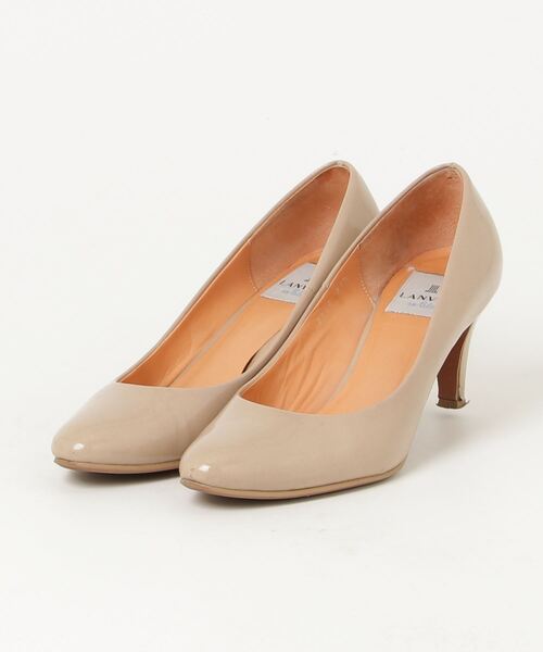 LANVIN パンプス ベージュ ランバン コレクション LANVIN COLLECTION 【大きいサイズ