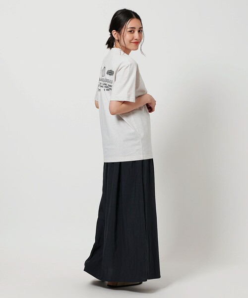 THE NORTH FACE tシャツ 「THE FACE」GLOBE GRID コットンT