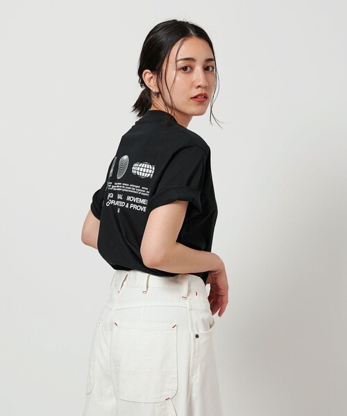 THE NORTH FACE tシャツ 「THE FACE」GLOBE GRID コットンT