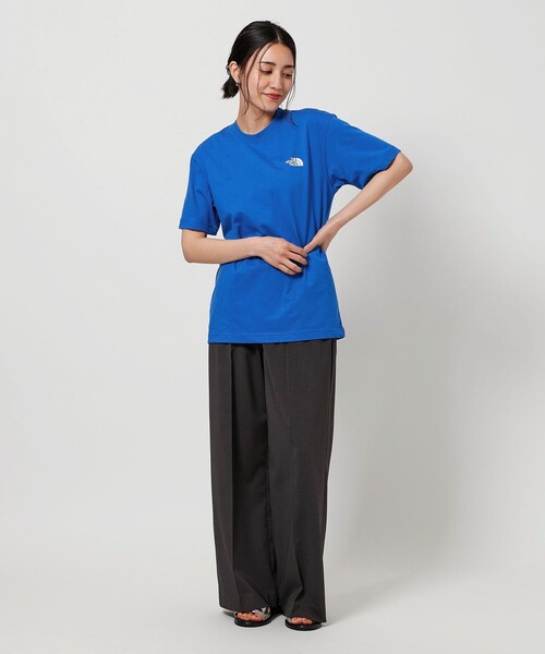 THE NORTH FACE tシャツ 「THE FACE」GLOBE GRID コットンT