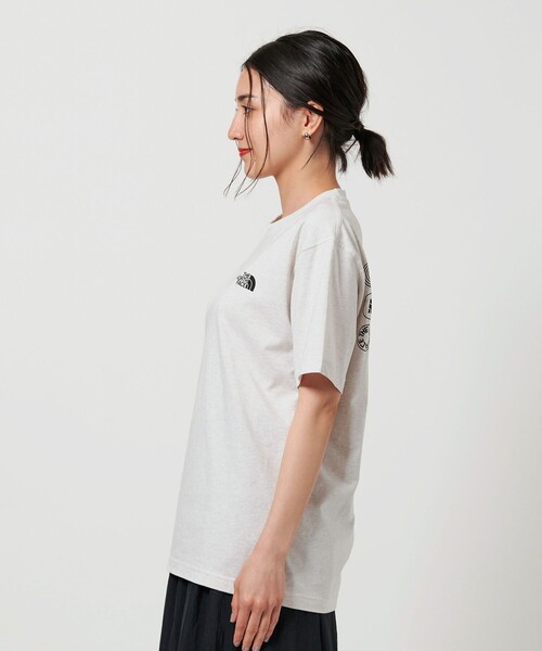 tシャツ 「THE NORTH FACE」GLOBE GRID コットンTシャツ レディース THE NORTH FACE tシャツ 「THE FACE」GLOBE GRID コットンT