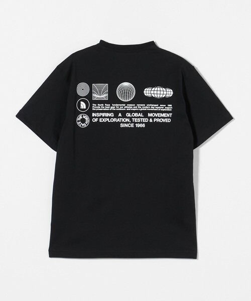 tシャツ 「THE NORTH FACE」GLOBE GRID コットンTシャツ レディース THE NORTH FACE tシャツ 「THE FACE」GLOBE GRID コットンT