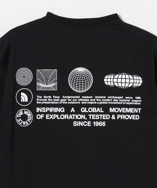 tシャツ 「THE NORTH FACE」GLOBE GRID コットンTシャツ レディース THE NORTH FACE tシャツ 「THE FACE」GLOBE GRID コットンT