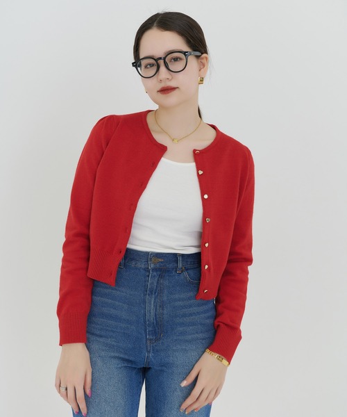 「TINA:JOJUN」 ニットカーディガン M ブラック レディース_画像5