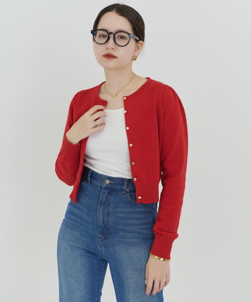 「TINA:JOJUN」 ニットカーディガン M ブラック レディース_画像6