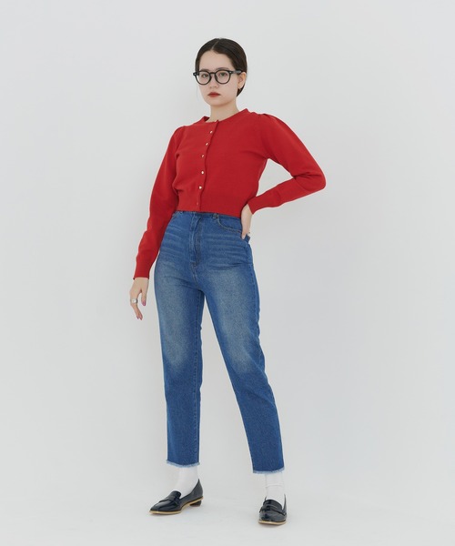 「TINA:JOJUN」 ニットカーディガン M ブラック レディース_画像7