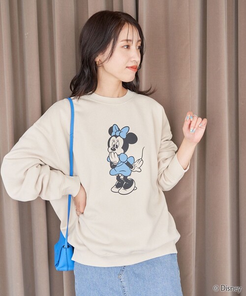 「FREAK'S STORE」 スウェットカットソー「Columbiaコラボ」 MEDIUM ベージュ レディース FREAK'S STORE/COLUMBIA UNIVERSITY 別注 ドローコード