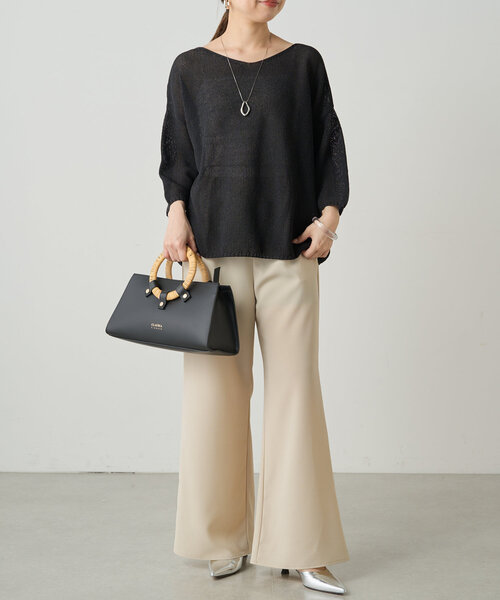 Loungedress ニット セーター 2WAY鹿子ニット レディース