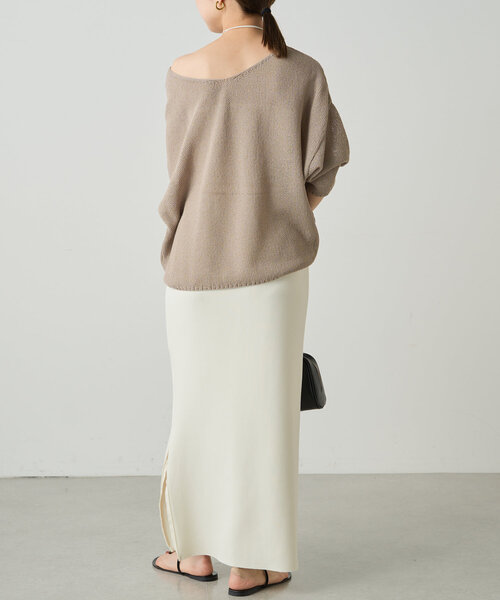 Loungedress ニット セーター 2WAY鹿子ニット レディース