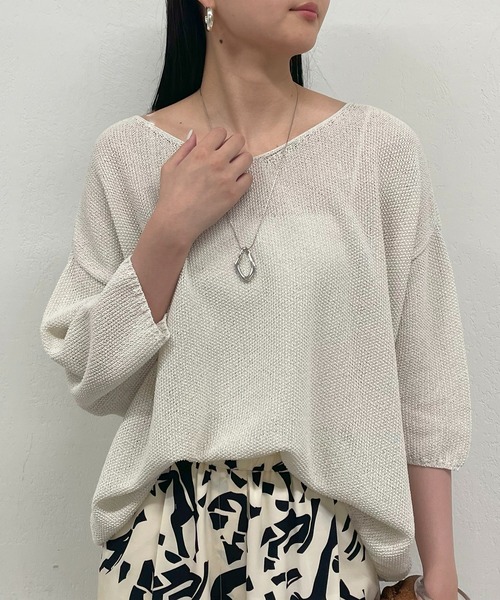 Loungedress】アルパカ鹿子ニット | OUTLET(アウトレット