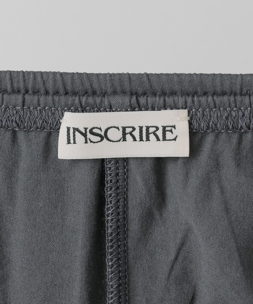 INSCRIRE カバースカート　アンスクリア INSCRIRE/アンスクリア】Chalk Strie Layerd Skirt/チョーク