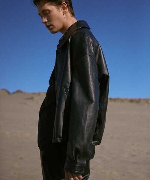 LIDnM（リドム） レザージャケット MEDIUM ブラック メンズ : ZOZOTOWN