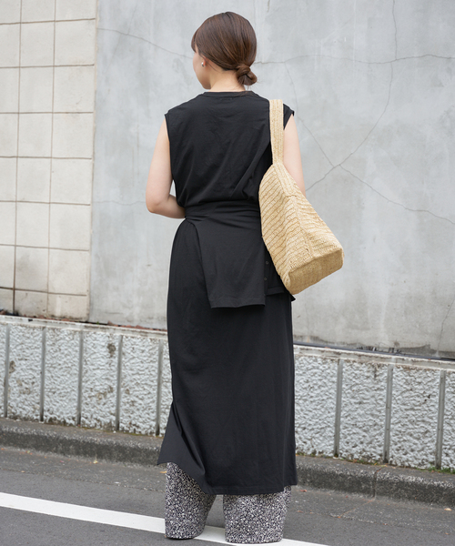 IENA 新品　ハイゲージノースリーブワンピース　38 イエナ IENA｜ハイゲージノースリーブワンピース | Rakuten Fashion