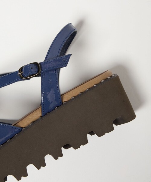 喜MJ19803　新品　送料無料　即購入可能　スピード発送　ウェッジ ODETTE E ODILE サンダル ミックスラインウェッジ サンダル45
