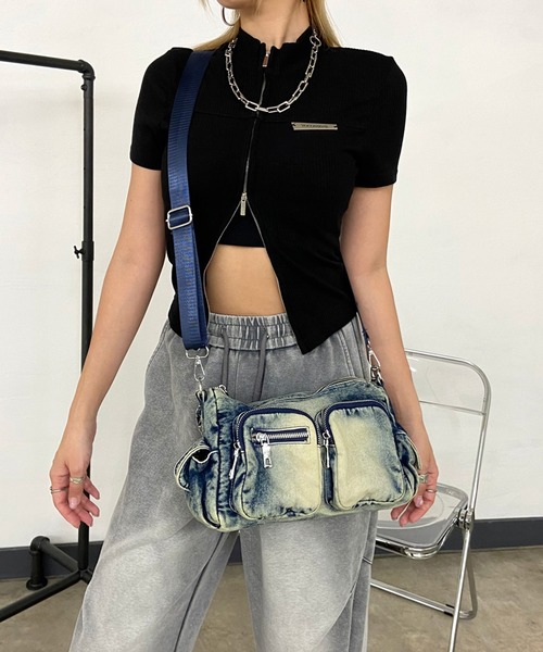 rire（ファッション） ショルダーバッグ バッグ デニム2WAY