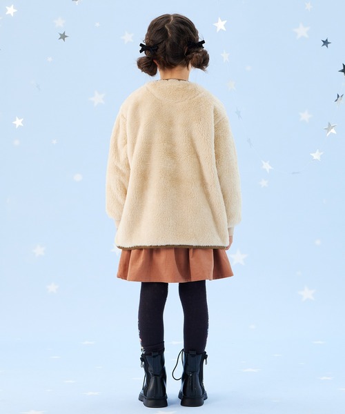 Combi mini ブルゾン アウター ボア あったかふわふわボアブルゾン