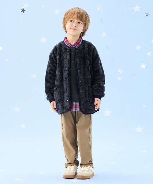 Combi mini ブルゾン アウター ボア あったかふわふわボアブルゾン