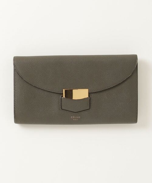 CELINE 「CELINE」 財布 - グレー レディース : ZOZOTOWN Yahoo