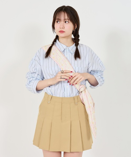 「TINA：JOJUN」 長袖シャツ M サックスブルー レディース