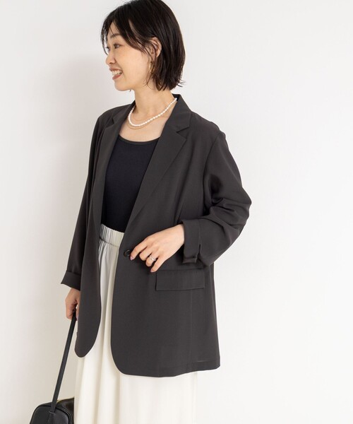新品 NOLLEY'S ノーリーズ  シアー　ウォッシャブル　ジャケット　黒 ウォッシャブルシアーシルクライトジャケット | NOLLEY'S