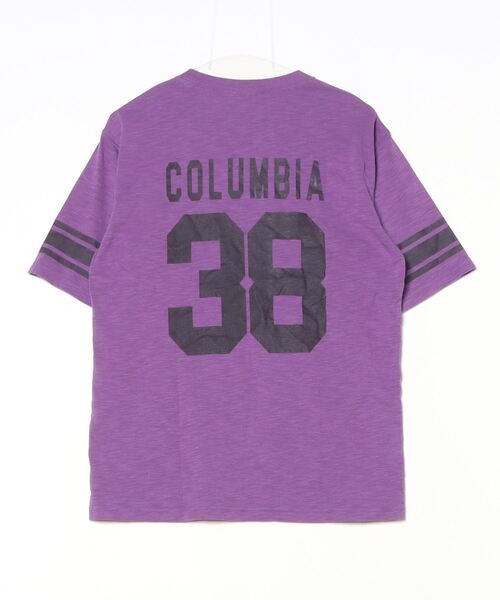 「Columbia」 半袖Tシャツ SMALL パープル メンズ