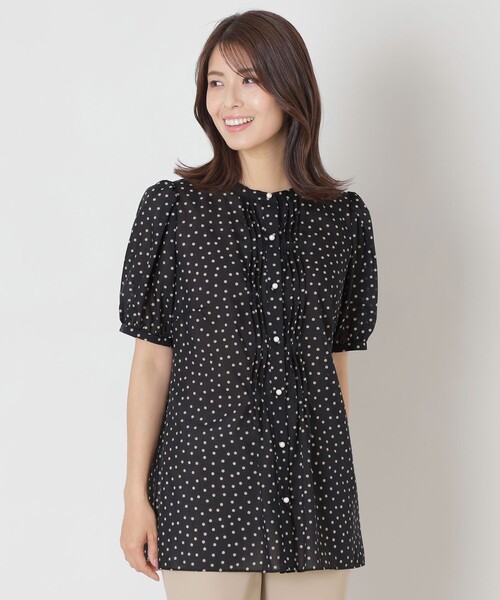 TO BE CHIC（トゥー ビー シック） ブラウス シャツ ランダムドット