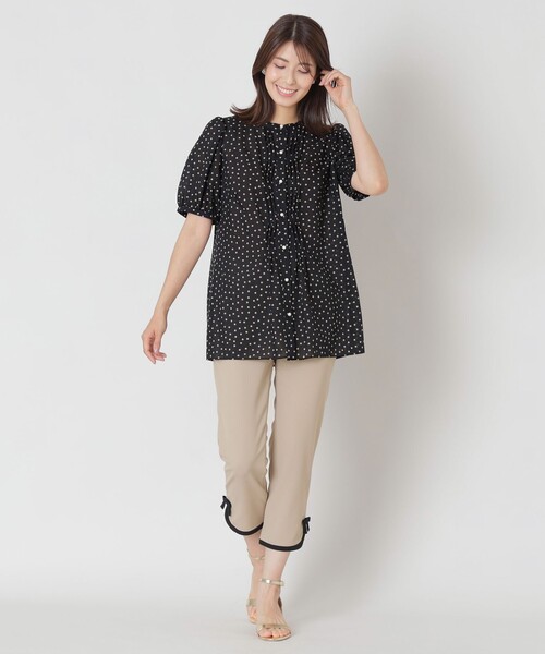 TO BE CHIC（トゥー ビー シック） ブラウス シャツ ランダムドット