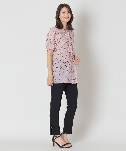 TO BE CHIC（トゥー ビー シック） ブラウス シャツ ランダムドット