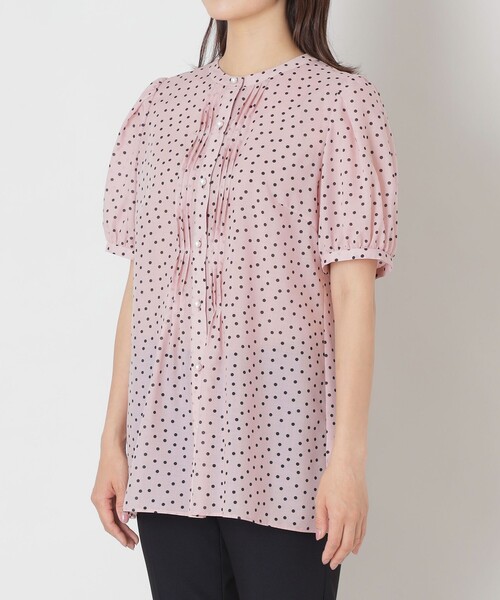 TO BE CHIC（トゥー ビー シック） ブラウス シャツ ランダムドット