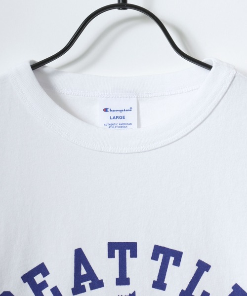 「Champion」 半袖Tシャツ L ネイビー メンズ