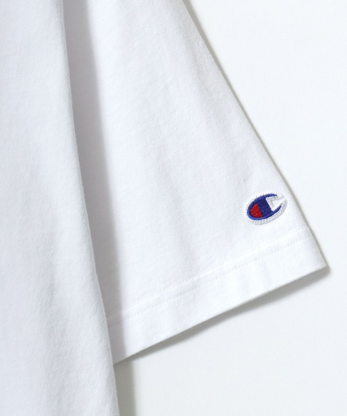 「Champion」 半袖Tシャツ L ネイビー メンズ