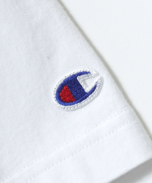 「Champion」 半袖Tシャツ L ネイビー メンズ