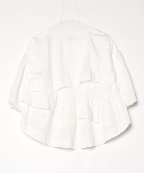 「loaf」 7分袖ブラウス ONE SIZE ホワイト レディース_画像2