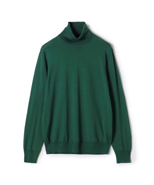 「TOMORROWLAND」 タートルネックニット X-SMALL ブルー メンズ_画像4