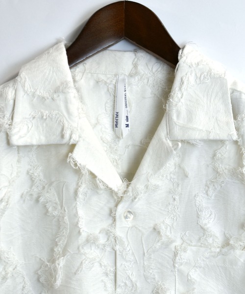 「Starting Over」 「HALHAM」7分袖シャツ X-LARGE ホワイト メンズ_画像3