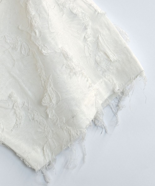 「Starting Over」 「HALHAM」7分袖シャツ X-LARGE ホワイト メンズ_画像5