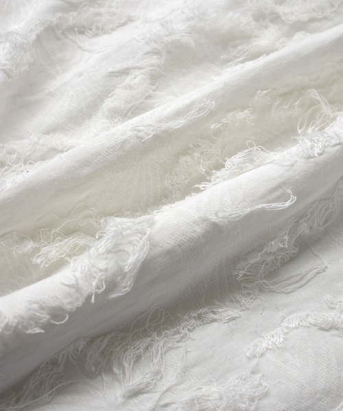 「Starting Over」 「HALHAM」7分袖シャツ X-LARGE ホワイト メンズ_画像8