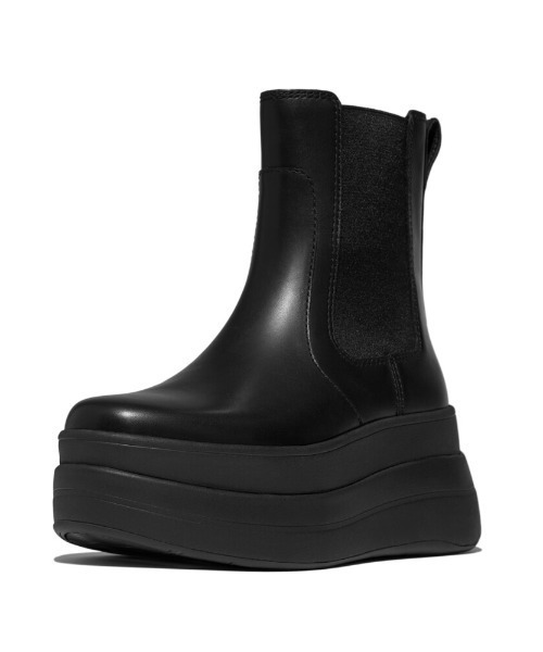 FitFlop（フィットフロップ） ブーツ F-MODE STACK LEATHER CHELSEA