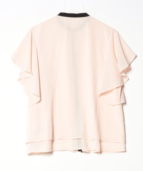 「RAY CASSIN」 半袖ブラウス FREE ベージュ レディース_画像2