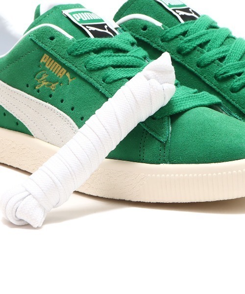 「PUMA」 ローカットスニーカー 26cm グリーン メンズ_画像4