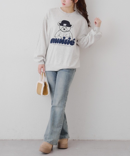 ANOTHER BRANCH OLIVE des OLIVE トレーナー スウェット ニット帽